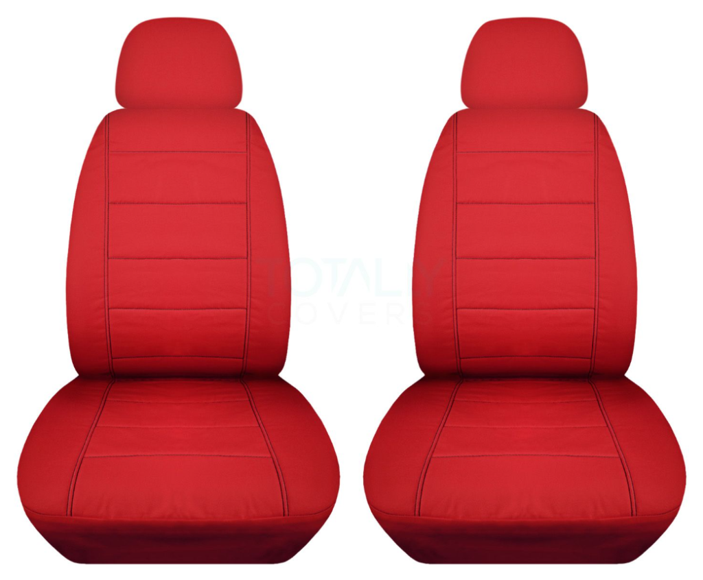 Red bench seat covers